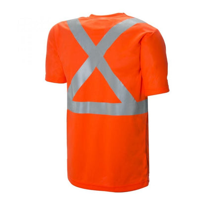 High Visibility Safety T-Shirt, Polyester, 2" Reflective Tape