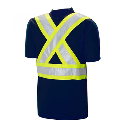 High Visibility Safety T-Shirt, Polyester, 4" Reflective Tape