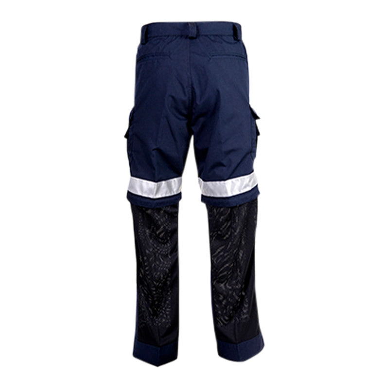 Coolworks Ventilated High Visibility Workpants, with 2" Reflective Tape - Blue