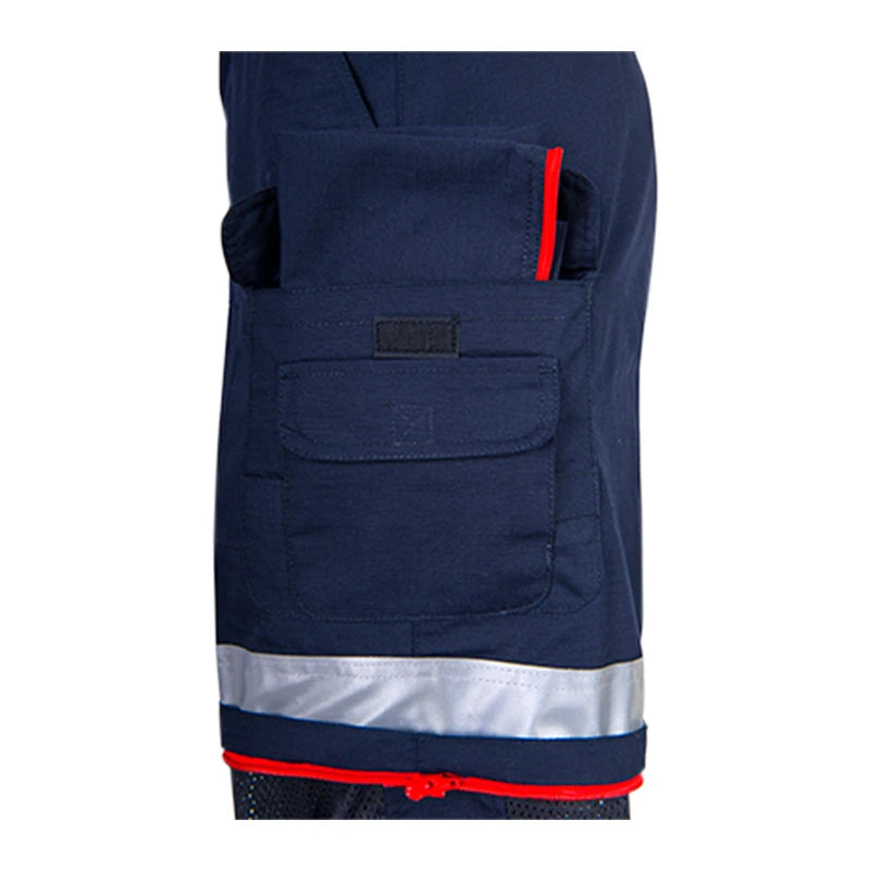 Coolworks Ventilated High Visibility Workpants, with 2" Reflective Tape - Blue