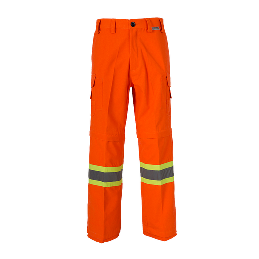 Coolworks Ventilated High Visibility Workpants, with 4" Reflective Tape - Orange