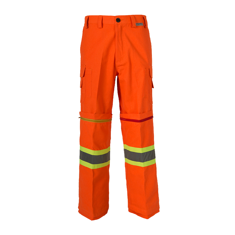 Coolworks Ventilated High Visibility Workpants, with 4" Reflective Tape - Orange