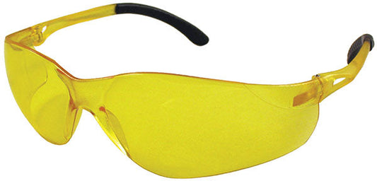 Amber Rimless Economy Safety Glasses, CSA Approved, 90803