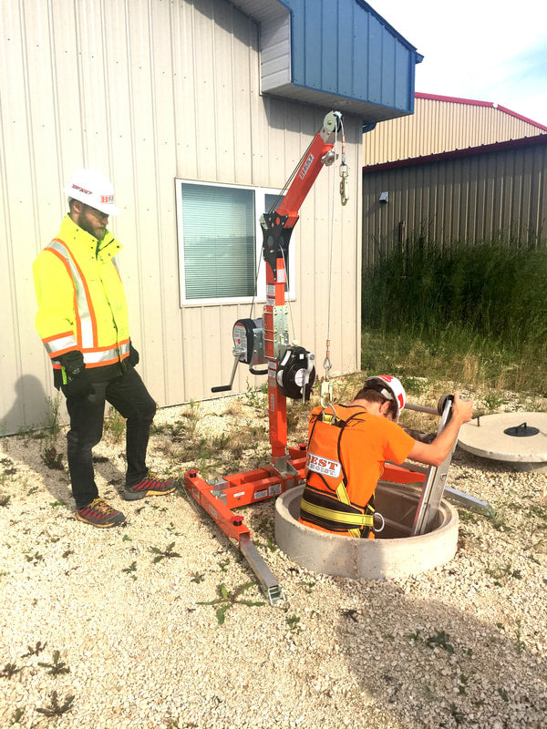 Manhole Davit System - Tuff Built Canada
