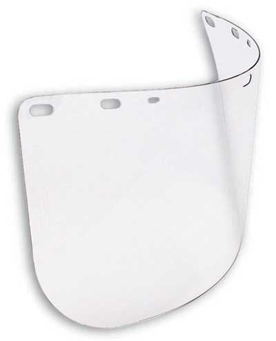 Clear Face Shield for Hard Hat Frame 0.4 Thick - Universal