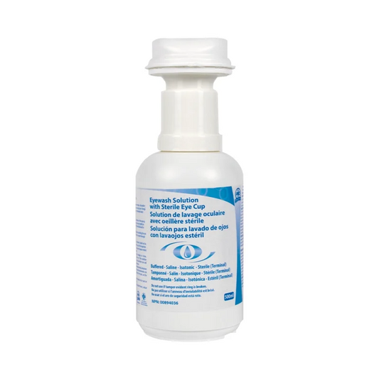 Eyewash Solution with Sterile Eye Cup, 500ml