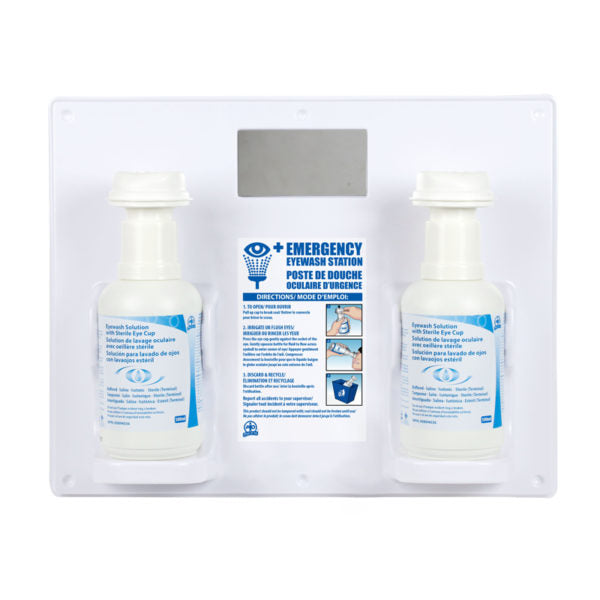 Dual Eyewash Station with Sterile Eye Cup