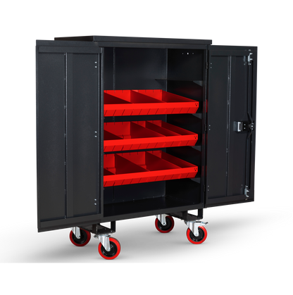 Job box, Vertical Jobsite Storage Box by ArmorGard- Fittingstor Cabinet Solid
