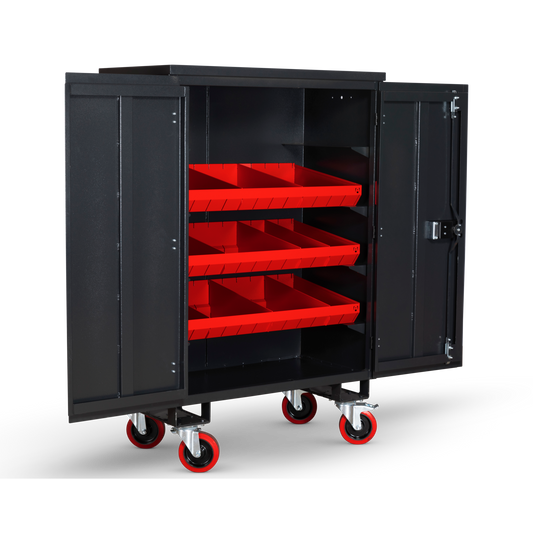 Job box, Vertical Jobsite Storage Box by ArmorGard- Fittingstor Cabinet Solid