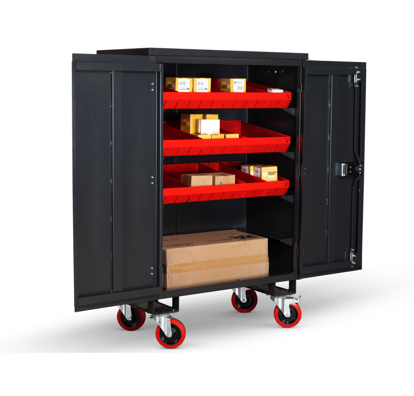 Job box, Vertical Jobsite Storage Box by ArmorGard- Fittingstor Cabinet Solid
