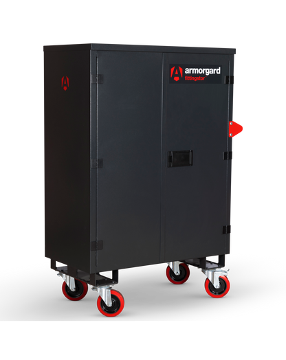 Job box, Vertical Jobsite Storage Box by ArmorGard- Fittingstor Cabinet Solid