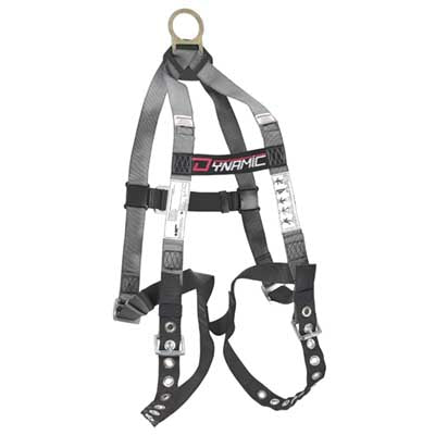 Dyna-Lite Harness, 5 points of adjustment, 1 D-Ring, Grommet Leg Straps