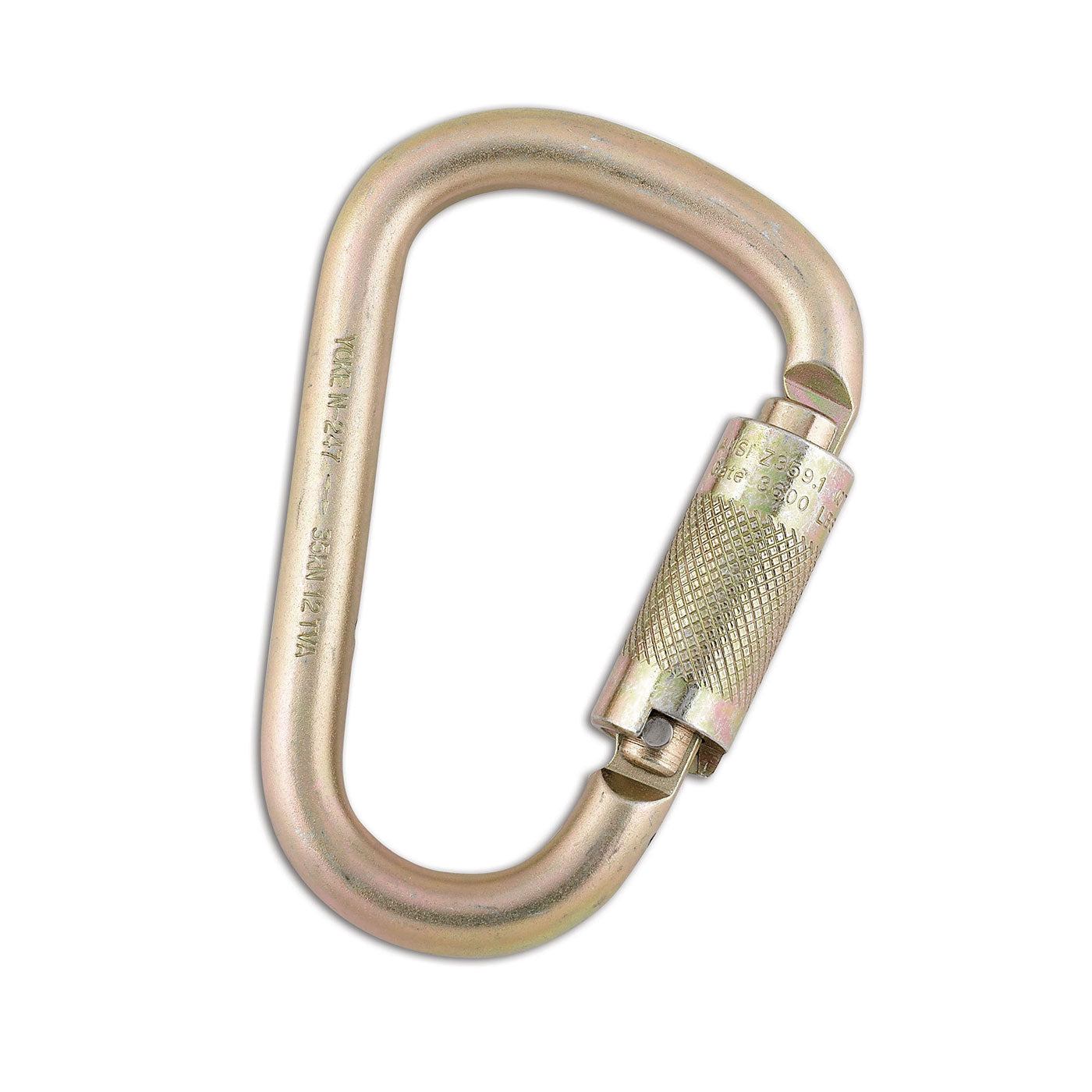 Dynamic/PIP - Alloy Steel Auto-twist Lock Carabiner - 1" Opening