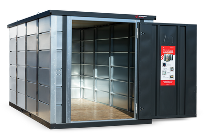 Flat Pack Jobsite Container by ArmorGard-Forma-Stor