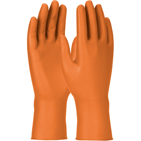 Grippaz™ Skins- Ambidextrous Nitrile Glove- Textured Fish Scale Grip- 6 Mil-67-256- 50 Gloves/ Box-GP67246S