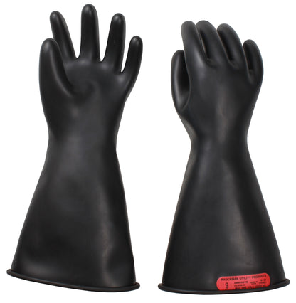 AG Safety Class 0 Rubber Voltage Gloves, 14"
