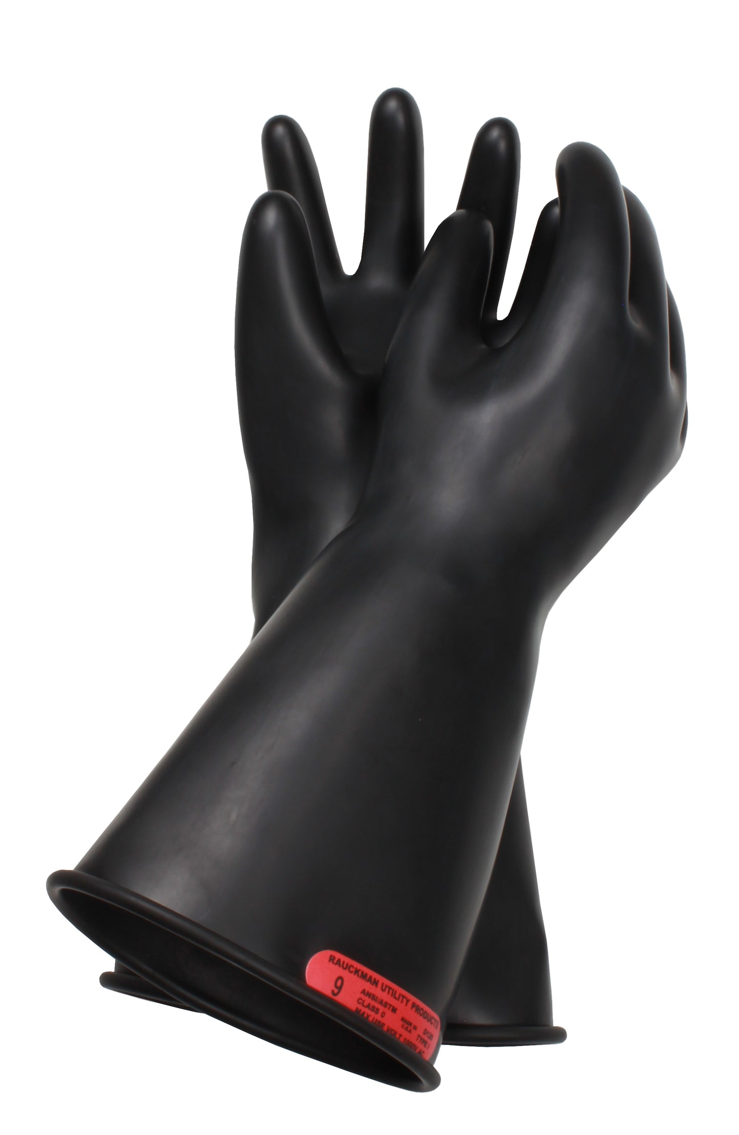 AG Safety Class 0 Rubber Voltage Gloves, 14"