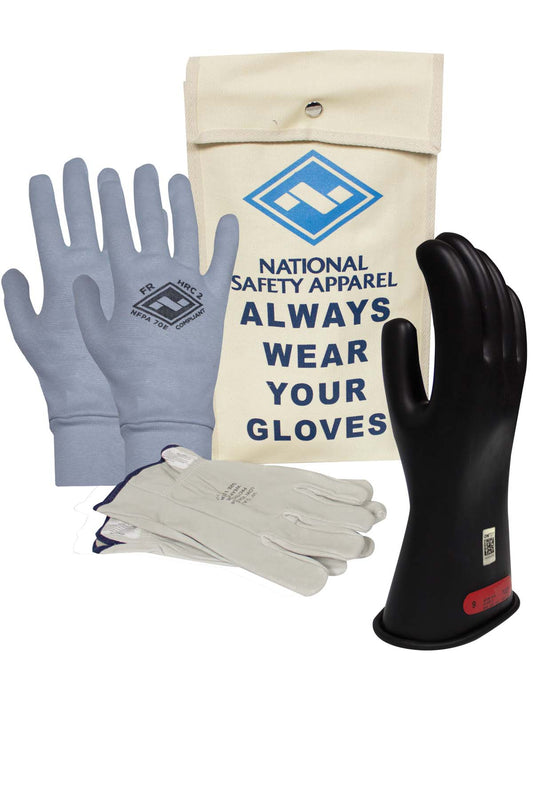 Class 0 ArcGuard Premium Rubber Voltage Glove Kit