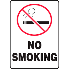 "No Smoking (with Graphic)" - Safety Sign