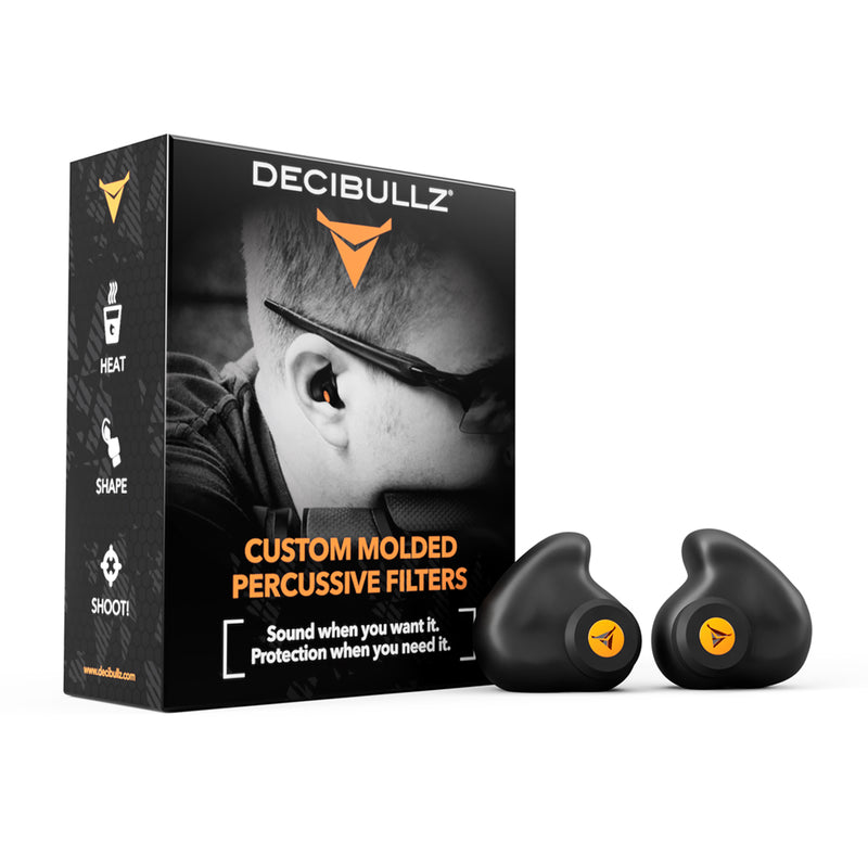 Decibullz Custom Molded Ear Plugs with Percussive Filters