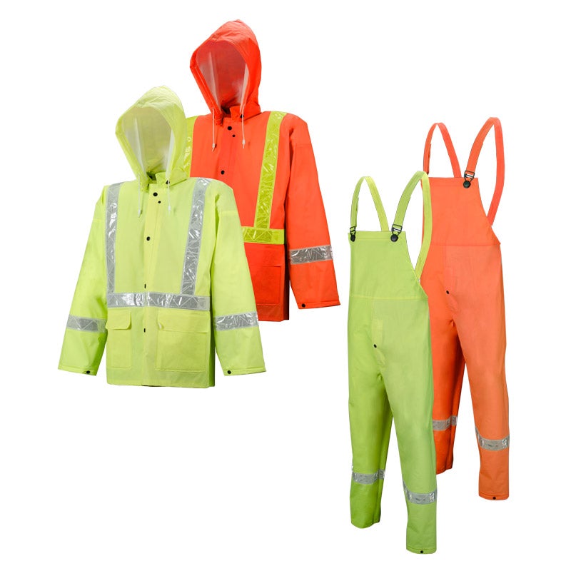 401 Waterproof High Visibility Safety Rain Suit