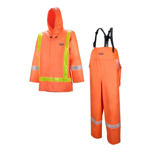 801 Hurricane Traffic Rain Suit Orange Small-R801O21