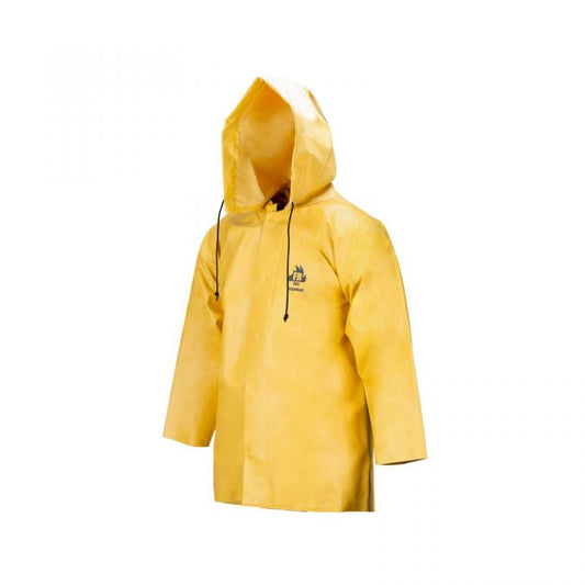880 Neoslick Neoprene Rubber Rain Jacket Yellow No Hood Small-R882Y20