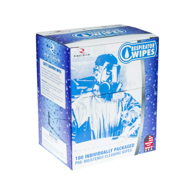 Respirator Wipes with 70% Isopropyl Alcohol (IPA) - 100 pack
