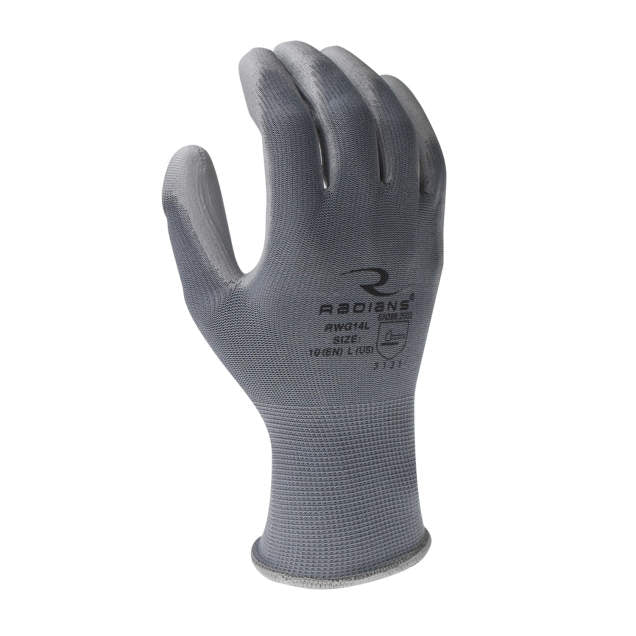 Radians Polyurethane Palm Coated Glove - Dozen