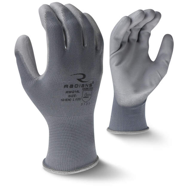 Radians Polyurethane Palm Coated Glove - Dozen