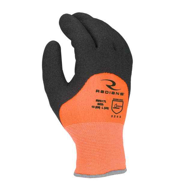 Radians Latex Coated Cold Weather Glove Sold by Pair, RWG17