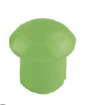 Rebar Cap - 2.5 x 3.0 H 5 lbs caps sold each order multiples of 100