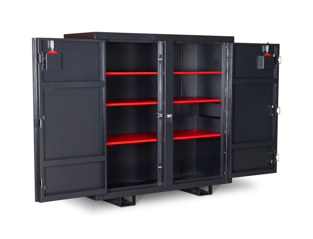 Job box, Vertical Jobsite Storage Box by ArmorGard- Siteboss Cabinet