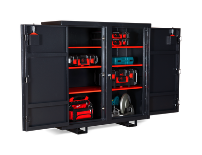 Job box, Vertical Jobsite Storage Box by ArmorGard- Siteboss Cabinet
