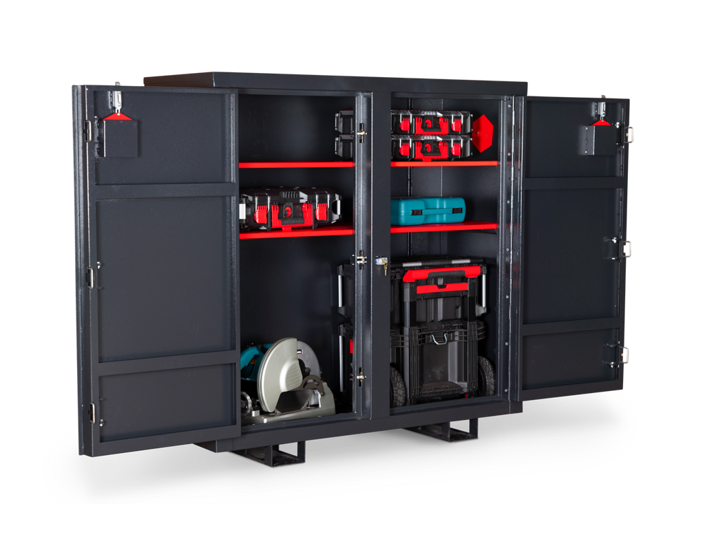 Job box, Vertical Jobsite Storage Box by ArmorGard- Siteboss Cabinet