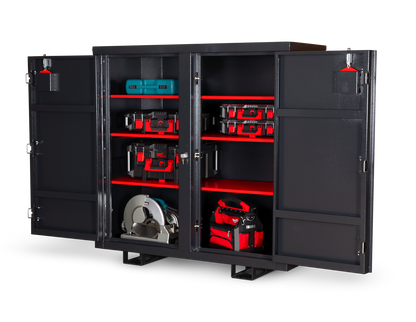 Job box, Vertical Jobsite Storage Box by ArmorGard- Siteboss Cabinet