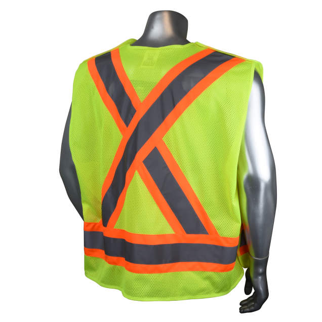 Radians Heavy Duty 7-Pocket Tear Away Cruiser Vest - Yellow - H2H