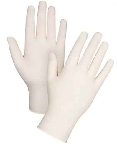 Examination Grade Gloves, Latex, 4-mil, Powder-Free