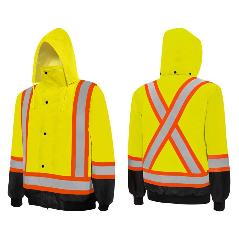 3-in-1 Winter High Visibility Safety Jacket, 4" Reflective Tape
