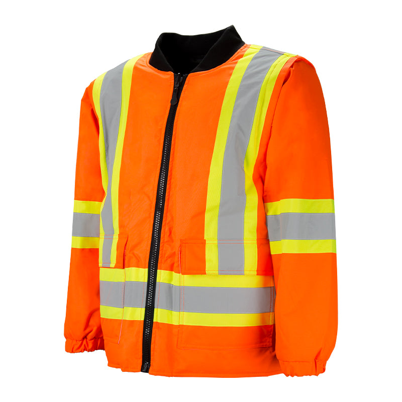 High Visibility 6-in-1 Winter Safety Bomber Jacket