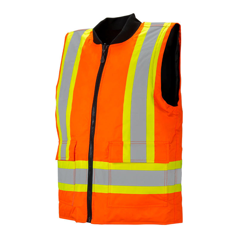 High Visibility 6-in-1 Winter Safety Bomber Jacket