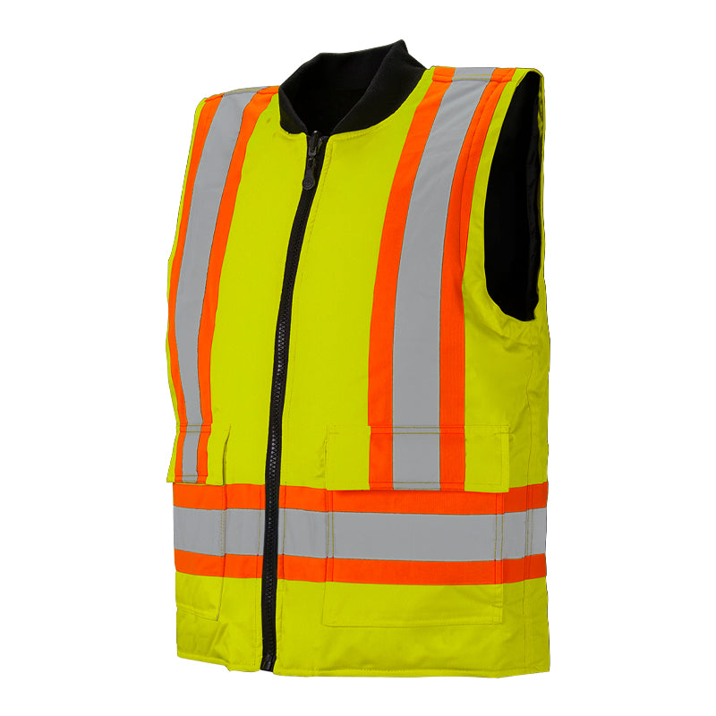 High Visibility 6-in-1 Winter Safety Bomber Jacket