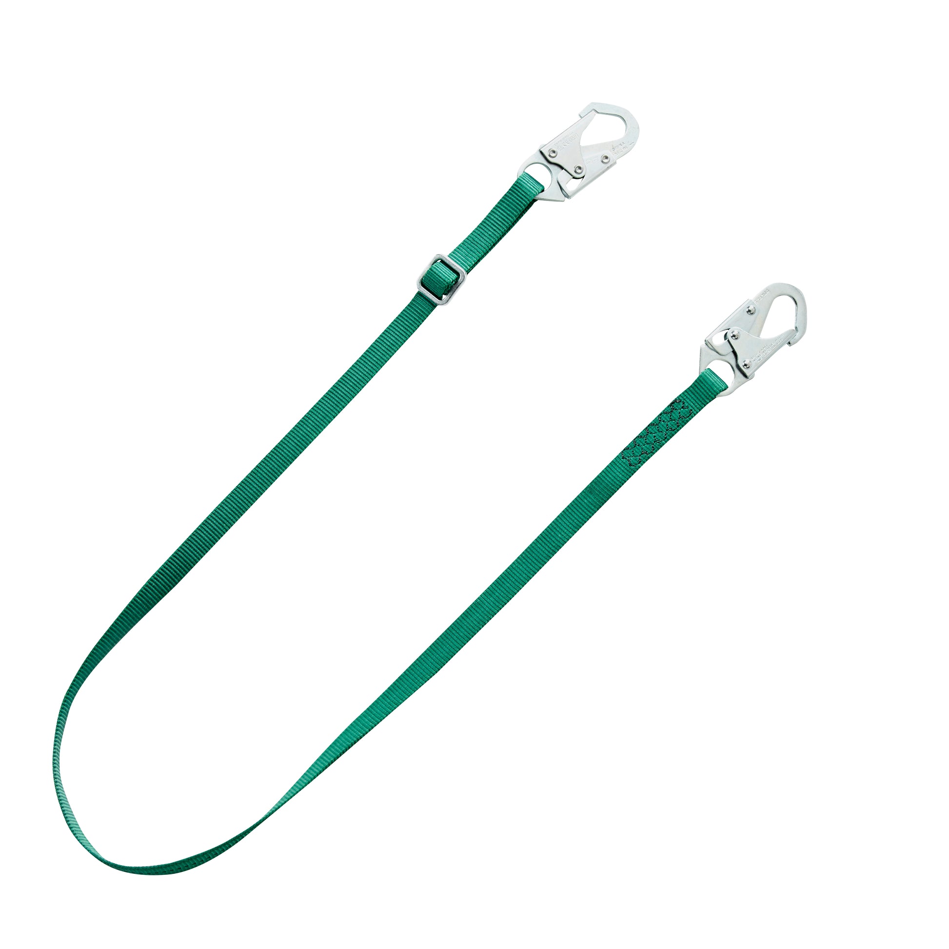 V-Series standard single-leg adjustable restraint lanyard, 6', Small Snap Hook small snaphooks, ANSI Z359.3-2017, CSA Z259.11-17