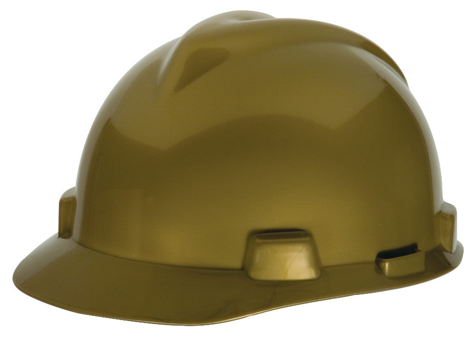 V-Gard Slotted Cap, Gold w/ Staz-On Suspension, w/Fas-Trac III Suspension