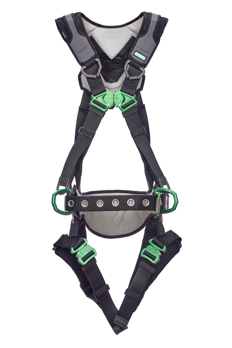 V-FLEX Harness, Construction, Super Extra Large,  Back D-Ring, Hip D-Rings, Quick Connect Leg Straps