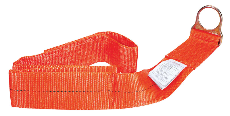 Anchorage Connector Strap, Orange Polyester, 5'
