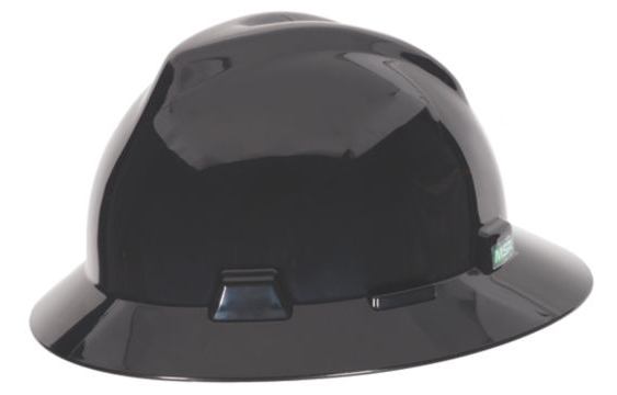MSA V-Gard Full Brim Hard Hats