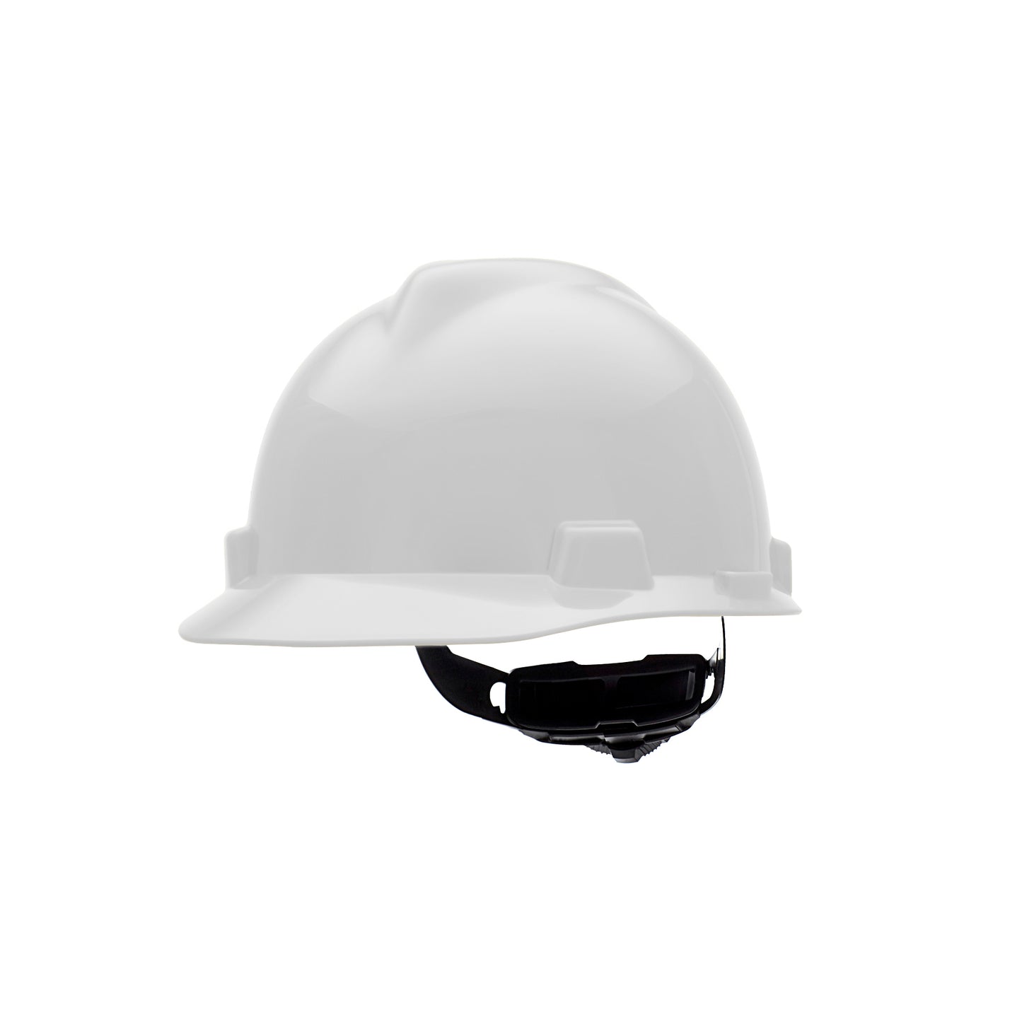 V-Gard Slotted Cap, White, w/Fas-Trac III Suspension