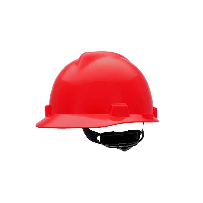 V-Gard Slotted Cap, Red, w/Fas-Trac III Suspension