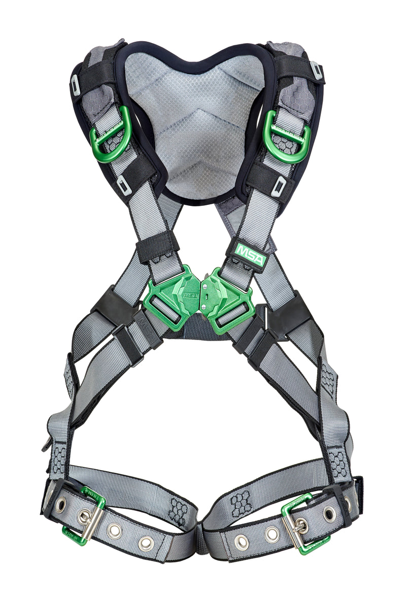 V-FIT Harness, Super Extra Large, Back-Shoulders D-Rings, Tongue Buckle Leg Straps, Shoulder Padding